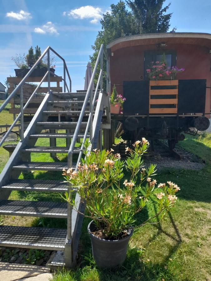 Eisenbahnromantik Im Urlaub Heinsdorfergrund Exterior photo